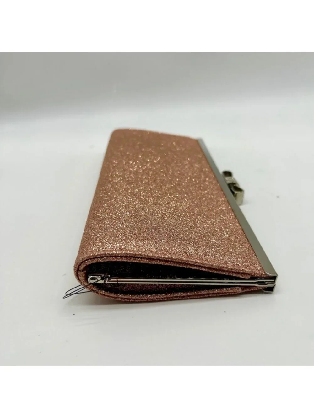 I.N.C. International Concepts Rose Gold Fabric Evening Clutch